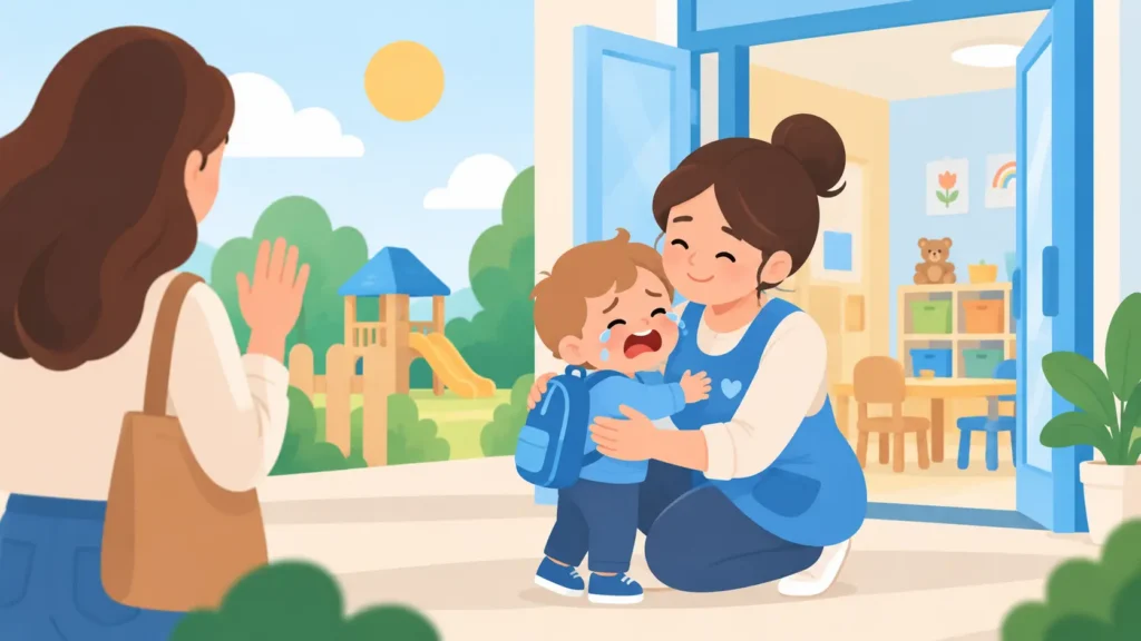 Il bambino piange all’asilo: cosa fare durante l’ambientamento
