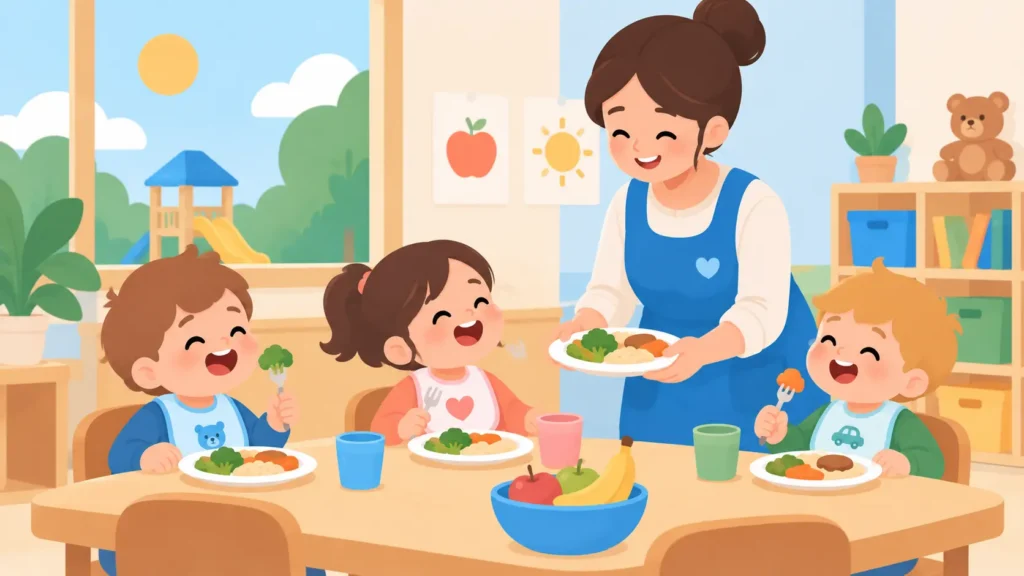 Mensa al nido: menu, allergie, intolleranze e diete speciali